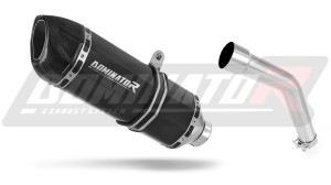 Kawasaki KLE 500 1991 – 2007 εξάτμιση σιγαστήρας HP1 BLACK + dB killer