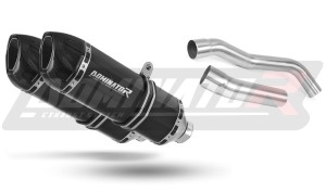 Kawasaki Z1000 2007 - 2009 εξάτμιση τελικό HP1 BLACK + dB killer