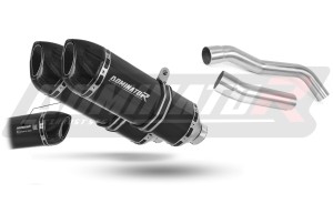Kawasaki Z1000 2007 - 2009 Εγκεκριμένη εξάτμιση τελικό HP1 BLACK