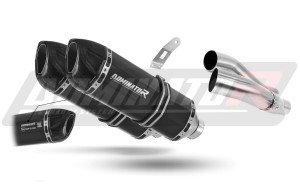 Kawasaki Z1000 SX 2010 - 2013  Εγκεκριμένη εξάτμιση σιγαστήρας HP1 BLACK