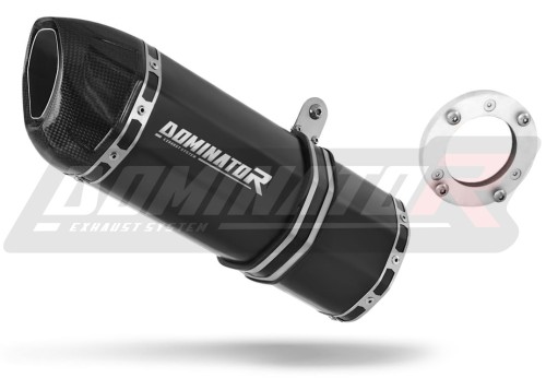 εξάτμιση τελικό DOMINATOR HP1 ΜΑΥΡΟ κατάλληλο για τη μοτοσυκλέτα Kawasaki ZX12R 2000 - 2005