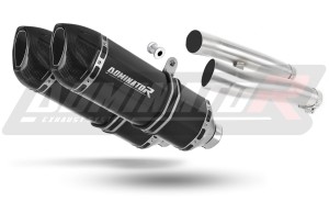 Kawasaki ZZR 1200 2002 - 2005 εξάτμιση τελικό HP1 BLACK + dB killer