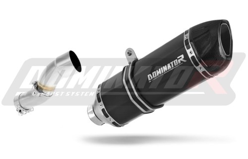 εξάτμιση τελικό DOMINATOR HP1 ΜΑΥΡΟ κατάλληλο για μοτοσυκλέτα KTM 690 ENDURO R 2009 - 2018