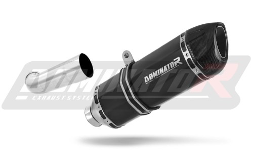 εξάτμιση τελικό DOMINATOR HP1 ΜΑΥΡΟ κατάλληλο για τη μοτοσυκλέτα Moto Guzzi 1200 Sport 4V