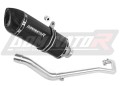 πλήρες σύστημα εξάτμισης με σιγαστήρα DOMINATOR Full System HP1 ΜΑΥΡΟ κατάλληλο για μοτοσυκλέτα Suzuki GSX S 125 2017 - 2019