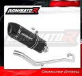 πλήρες σύστημα εξάτμισης με σιγαστήρα DOMINATOR Full System HP1 ΜΑΥΡΟ κατάλληλο για μοτοσυκλέτα Suzuki GSX S 125 2017 - 2019 2