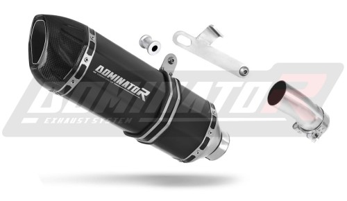 εξάτμιση τελικό DOMINATOR HP1 ΜΑΥΡΟ για μοτοσυκλέτα Suzuki GSF BANDIT 400 1989 - 1990