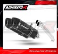 εξάτμιση τελικό DOMINATOR HP1 ΜΑΥΡΟ για μοτοσυκλέτα Suzuki DL 1000 V Strom 2002 - 2011 2
