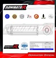εξάτμιση τελικό DOMINATOR HP1 ΜΑΥΡΟ κατάλληλο για μοτοσυκλέτα Suzuki GSXR 1000 K7 K8 3