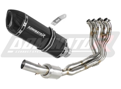 πλήρες σύστημα εξάτμισης με τελικό DOMINATOR Full System HP1 ΜΑΥΡΟ κατάλληλο για τη μοτοσυκλέτα Suzuki GSXR 1000 2017 - 2021 3