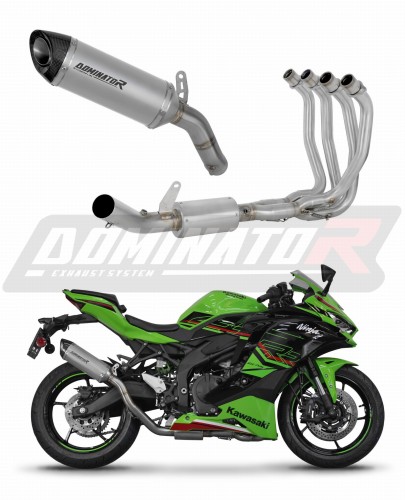 πλήρες σύστημα εξάτμισης με τελικό DOMINATOR Full System Τιτανίου HP8 κατάλληλο για μοτοσυκλέτα Kawasaki ZX-4R / RR 2023 - 2024 5