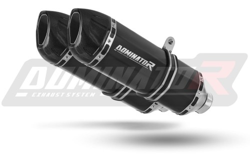 εξάτμιση τελικό DOMINATOR HP1 BLACK κατάλληλο για μοτοσυκλέτα Triumph SPEED TRIPLE 1050 2005 - 2010