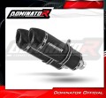 εξάτμιση τελικό DOMINATOR HP1 BLACK κατάλληλο για μοτοσυκλέτα Triumph SPEED TRIPLE 1050 2005 - 2010 2