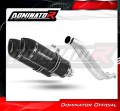 εξάτμιση τελικό DOMINATOR HP1 ΜΑΥΡΟ κατάλληλο για μοτοσυκλέτα Yamaha XT 660 X 2004 - 2015 2