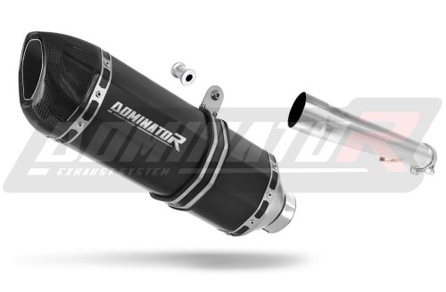 εξάτμιση τελικό DOMINATOR HP1 ΜΑΥΡΟ κατάλληλο για μοτοσυκλέτα Yamaha FZS FAZER 1000 2001 - 2005