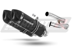 Yamaha XJR 1200 1995 - 1998 εξάτμιση τελικό HP1 BLACK + dB killer