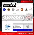 kompletny układ wydechowy z tłumikiem DOMINATOR Full System HP1 CZARNY pasujący do motocykla Yamaha XJ 6N / S / F 2009 - 2016 3