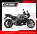exhaust muffler DOMINATOR S6 BLACK fits to BMW K1300S 2009  2016 3