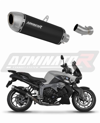 εξάτμιση σιγαστήρας DOMINATOR S6 ΜΑΥΡΟ κατάλληλη για μοτοσικλέτα BMW K1300S 2009 - 2016 5