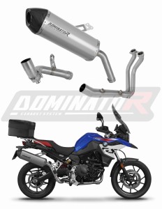 BMW F800GS 2024 Full system Ολόκληρο σύστημα εξάτμισης Χταπόδι Τελικό τιτανίου HP7 + dB killer
