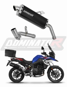 BMW F750GS 2021 - 2023 Mid pipe + εξάτμιση Σιγαστήρας P7 BLACK + dB killer