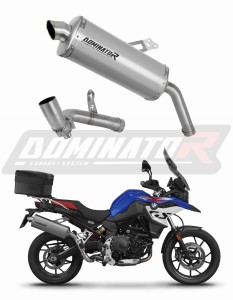 BMW F850GS Adventure 2016 - 2023 Mid pipe + εξάτμιση Σιγαστήρας τιτανίου P7 + dB killer