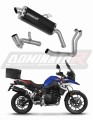 πλήρες σύστημα εξάτμισης με τελικό DOMINATOR Full System P7 ΜΑΥΡΟ που ταιριάζει στη μοτοσυκλέτα BMW F900GS Adventure 2024