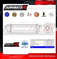 εξάτμιση σιγαστήρας DOMINATOR HP1 ΜΑΥΡΟΣ κατάλληλος για τη μοτοσικλέτα Aprilia Pegaso 650 1997 - 2000 4