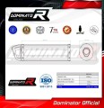 εξάτμιση σιγαστήρας DOMINATOR HP1 ΜΑΥΡΟΣ κατάλληλος για μοτοσυκλέτα Daelim VJF Roadsport 125 3