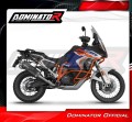 ολοκληρωμένο σύστημα εξάτμισης με τελικό DOMINATOR Full System P7 ΜΑΥΡΟ κατάλληλο για μοτοσυκλέτα KTM 1290 Super Adventure 2021 - 2024 3