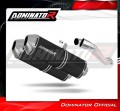 εξάτμιση τελικό DOMINATOR OVR ΜΑΥΡΟ κατάλληλο για μοτοσυκλέτα Yamaha BT 1100 BULLDOG 2001 - 2007 2
