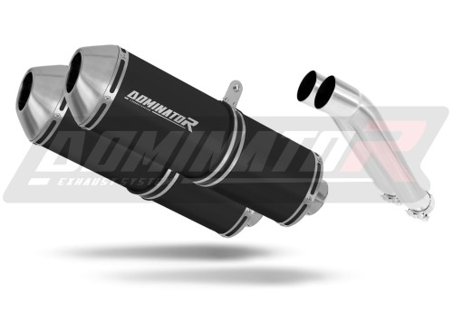 εξάτμιση τελικό DOMINATOR OVR ΜΑΥΡΟ για μοτοσυκλέτα Yamaha XJ 900 Diversion 1994 - 2003