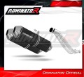 εξάτμιση τελικό DOMINATOR OVR ΜΑΥΡΟ για μοτοσυκλέτα Yamaha XT 660 X 2004 - 2016 2