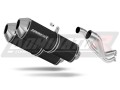 exhaust muffler DOMINATOR OVR BLACK fits to Aprilia Pegaso 650 Trail 2006  2010