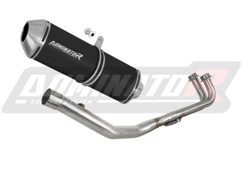 kompletny układ wydechowy z tłumikiem DOMINATOR Full System OVR CZARNY pasujący do motocykla Yamaha T-MAX 500 2008 - 2011