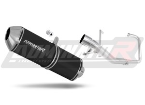 Yamaha YBR 125 2009 - 2018 Full system Συλλέκτης εξάτμιση σιγαστήρας OVR BLACK + dB killer
