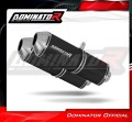 εξάτμιση τελικό DOMINATOR OVR ΜΑΥΡΟ κατάλληλο για τη μοτοσυκλέτα Triumph SPEED TRIPLE 1050 2005 - 2010 3