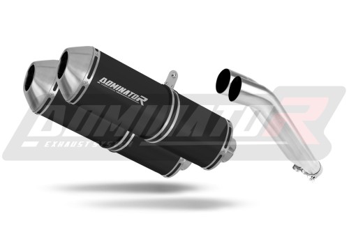 exhaust muffler DOMINATOR OVR BLACK fits to Suzuki GSX 1400 2001  2005