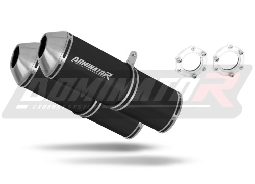 wydech tłumik DOMINATOR OVR CZARNY pasujący do motocykla Suzuki GSXR 1300 Hayabusa 1999 - 2007