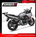 εξάτμιση σιγαστήρας DOMINATOR S6 ΜΑΥΡΟ κατάλληλο για τη μοτοσικλέτα Suzuki GSF BANDIT 1200 2001 - 2005 2