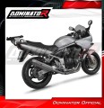 εξάτμιση τελικό DOMINATOR S6 κατάλληλο για μοτοσυκλέτα Suzuki GSF BANDIT 1200 2001 - 2005 2