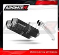 εξάτμιση τελικό DOMINATOR OVR ΜΑΥΡΟ κατάλληλο για τη μοτοσικλέτα Suzuki DL 1000 V Strom 2002 - 2011 3