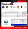 εξάτμιση τελικό DOMINATOR Εγκεκριμένη HP6 ΜΑΥΡΗ κατάλληλη για μοτοσυκλέτα Suzuki GSF BANDIT 1200 2001 - 2005 4