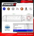 εξάτμιση τελικό DOMINATOR Εγκεκριμένη HP6 ΜΑΥΡΟ κατάλληλη για μοτοσυκλέτα Suzuki GSF BANDIT 600 2000 - 2004 4