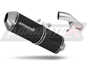 Suzuki GSXF 650 2007 - 2016 εξάτμιση τελικό OVR BLACK + dB killer