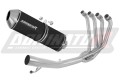 πλήρες σύστημα εξάτμισης με σιγαστήρα DOMINATOR Full System OVR ΜΑΥΡΟ που ταιριάζει στη μοτοσυκλέτα Suzuki GSF 650 BANDIT N / S 2007 - 2016