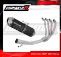 πλήρες σύστημα εξάτμισης με σιγαστήρα DOMINATOR Full System OVR ΜΑΥΡΟ που ταιριάζει στη μοτοσυκλέτα Suzuki GSF 650 BANDIT N / S 2007 - 2016 2