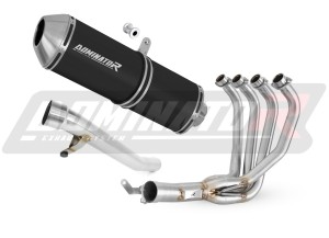 Suzuki GSF 650 BANDIT N / S 2005 - 2006 Ολόκληρο σύστημα Πολλαπλή εξάτμιση σιγαστήρας OVR BLACK + dB killer