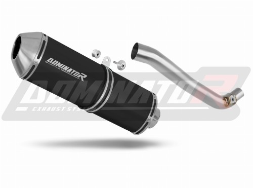 εξάτμιση τελικό DOMINATOR OVR ΜΑΥΡΟ κατάλληλο για μοτοσικλέτα Suzuki DR 650SE 1997 - 2009