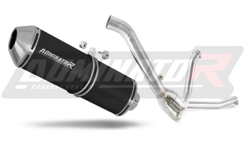 εξάτμιση τελικό DOMINATOR OVR ΜΑΥΡΟ για μοτοσυκλέτα Suzuki DL 650 V Strom 2007 - 2011
